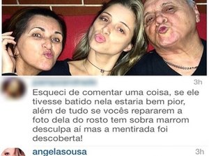 Angela Sousa discute com seguidora que a chamou de mentirosa
