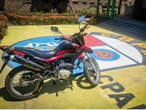 Moto roubada em Pernambuco é recuperada em Maragogi