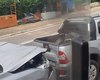 Engavetamento envolvendo cinco veículos congestiona Avenida Josefa de Melo
