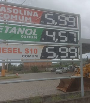 Litro da gasolina em Matriz de Camaragibe é comercializado por R$ 5,99