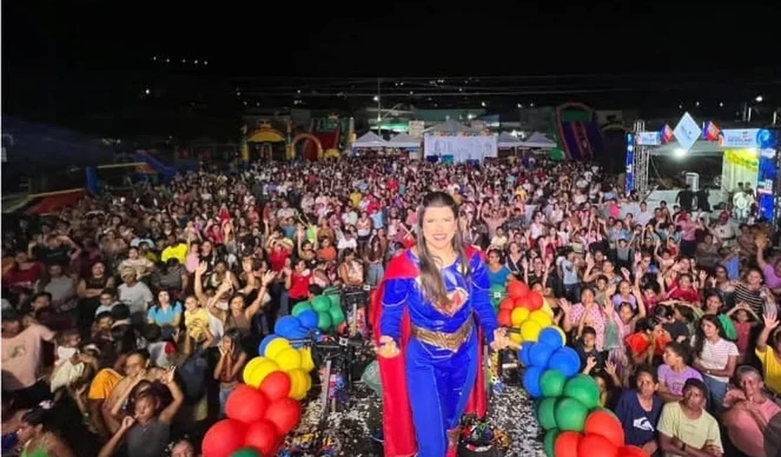Prefeita Marcela realiza sexta edição do Cidade Criança Feliz em Novo Lino