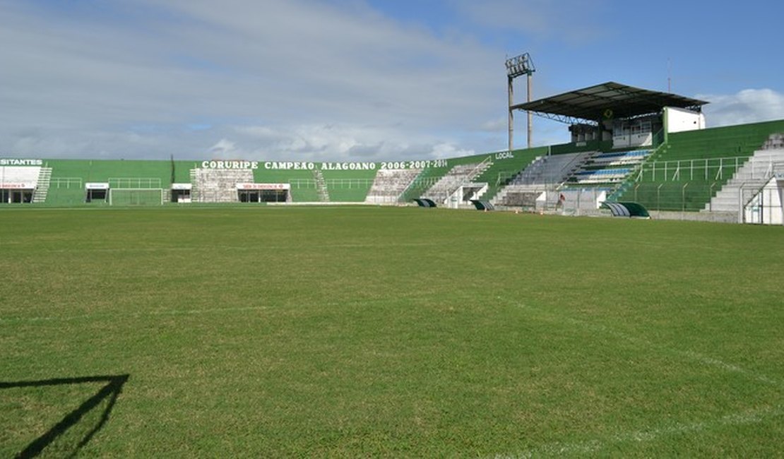 No primeiro jogo da semifinal, Coruripe e CSA duelam no Estádio Gerson Amaral