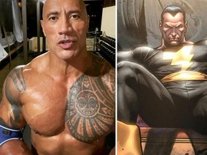 The Rock impressiona por corpo saradíssimo e detalha treinamento para novo filme da DC