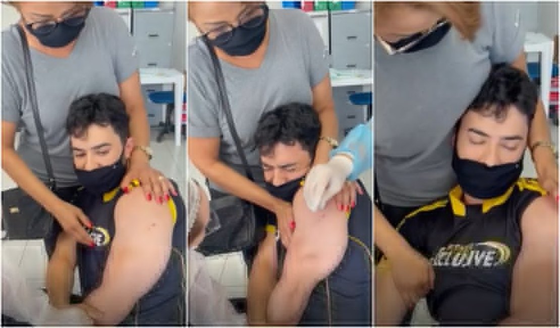Personal trainer com fobia a agulha desmaia ao se vacinar contra Covid e relata superação