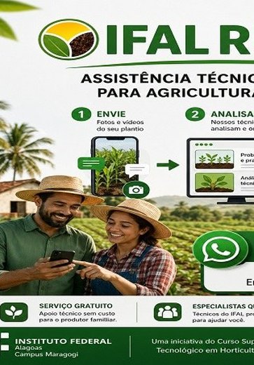 Ifal Maragogi oferece assistência técnica e gratuita aos produtores de Alagoas