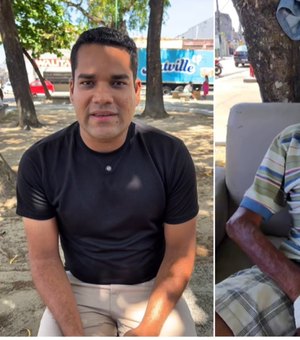 [Vídeo] Influenciador alagoano faz campanha para ajudar pai dependente químico e em situação de rua