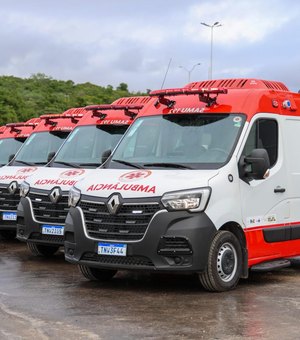 Governador Paulo Dantas entrega nesta quarta-feira ambulâncias do Samu para Atalaia e São Sebastião
