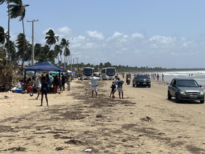 MPF entra com ação para proibir tráfego de veículos na faixa de areia do Pontal do Peba