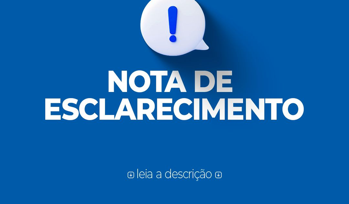 Secretaria Municipal de Saúde de Feira Grande publica nota de esclarecimento contra caso de assédio no município