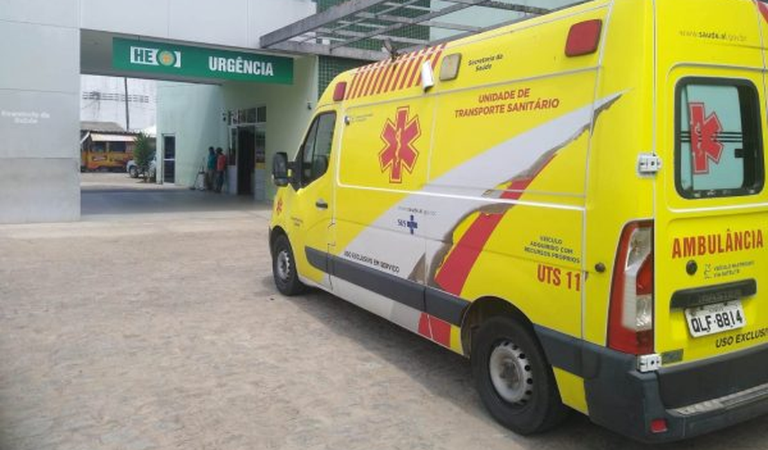 Motociclista fica ferido após colidir contra carro estacionado na zona rural de Arapiraca