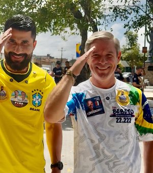 Cabo Bebeto e Fábio Costa percorrem quatro cidades e destacam a força da direita