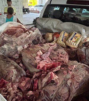 Vigilância Sanitária apreende 500 kg de carnes no Benedito Bentes