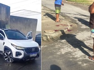 [Vídeo] Carro invade residência durante fuga de suspeitos no Benedito Bentes