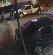 [Vídeo] Motorista de aplicativo e passageiro são assaltados por três homens no Santos Dumont