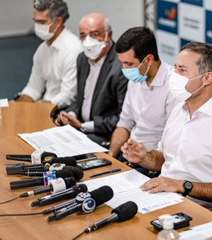 Renan Filho cobra aprovação de projeto de lei que obriga uso de máscaras em AL