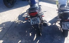 Motocicleta apreendida pela polícia