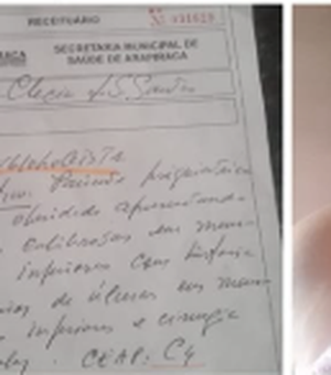 Família pede ajuda para tratamento de mulher com trombose em Arapiraca