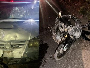 Motociclista morre após colisão frontal com carro na zona rural de Água Branca