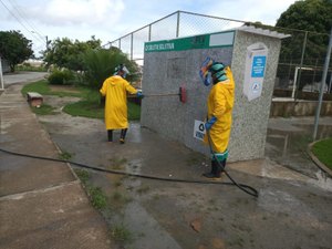 Covid-19: Prefeitura inicia desinfecção nos Pontos de Entrega Voluntária