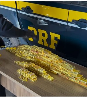PRF apreende 103 kg de ouro avaliados em R$ 60 milhões; maior apreensão do país