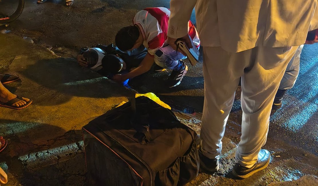 Homem é baleado nas costas após perseguição de moto na Jatiúca, em Maceió