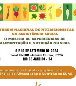 Nutricionistas da Semdes vão apresentar trabalhos em evento nacional