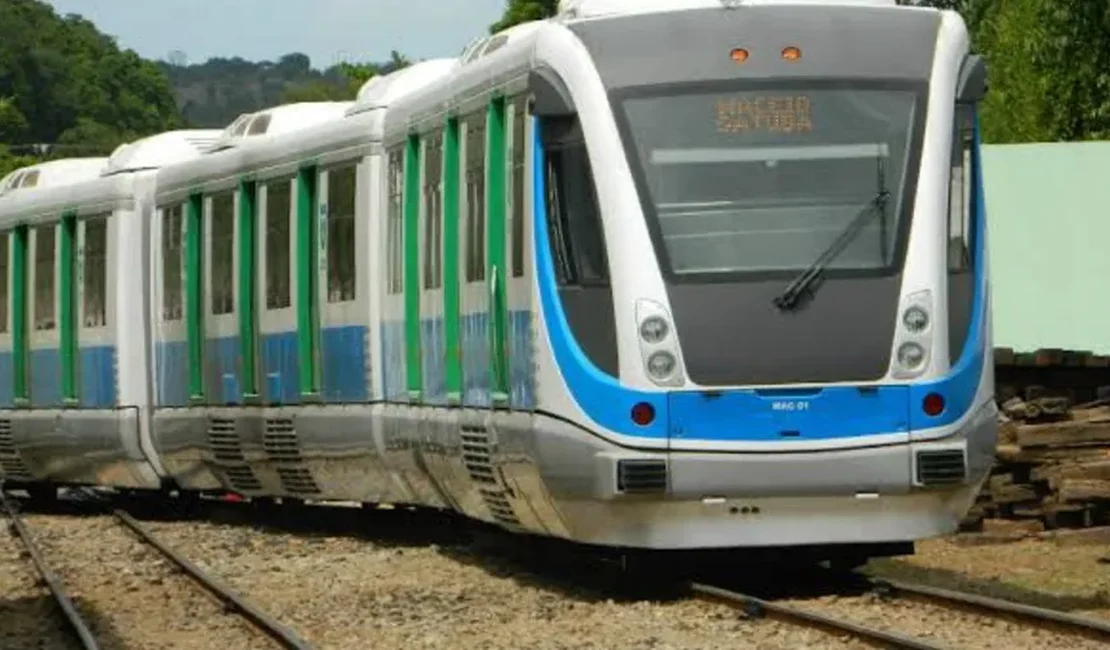 Viagens de VLT são suspensas entre Maceió e Rio Largo devido às fortes chuvas