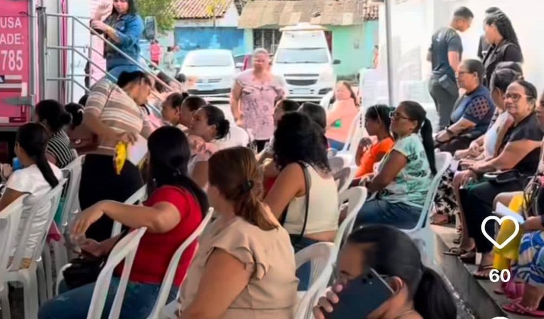 Secretaria de Saúde de Messias amplia acesso e realiza 100 mamografias em ação preventiva