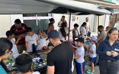 Feira do Desapego foi voltada para alunos do 1º ao 5º ano
