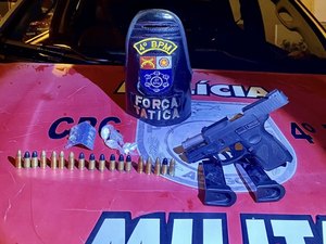 Guarnições do 4º Batalhão e da Patrulha Maria da Penha realizam apreensões em Maceió