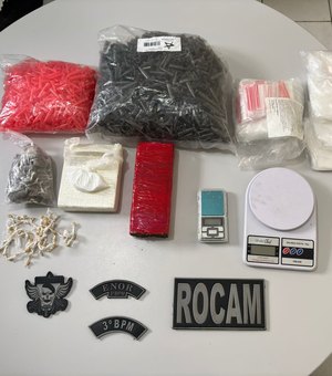 Trio é preso com drogas e mandados em aberto durante ação da Polícia Militar em Arapiraca