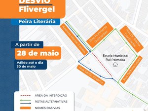 Confira as modificações no trânsito para a primeira feira literária do Vergel do Lago