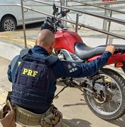 PRF apreende motocicleta com sinais de adulteração em Maribondo