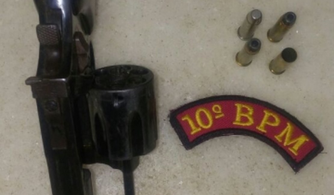 PM apreende quatro armas de fogo em menos de 24h