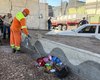 Prefeitura realiza manutenção de ordenamento urbano na Praça do Bonfim