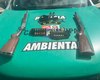 PM recolhe 11 armas de fogo e resgata cerca de 400 aves silvestres em Alagoas