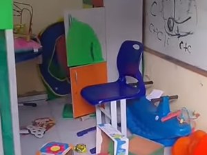 Desconhecidos invadem escola e deixam rastro de destruição em São José da Tapera