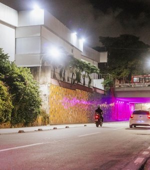 Maceió ganha iluminação lilás em apoio à conscientização e combate à violência contra a mulher