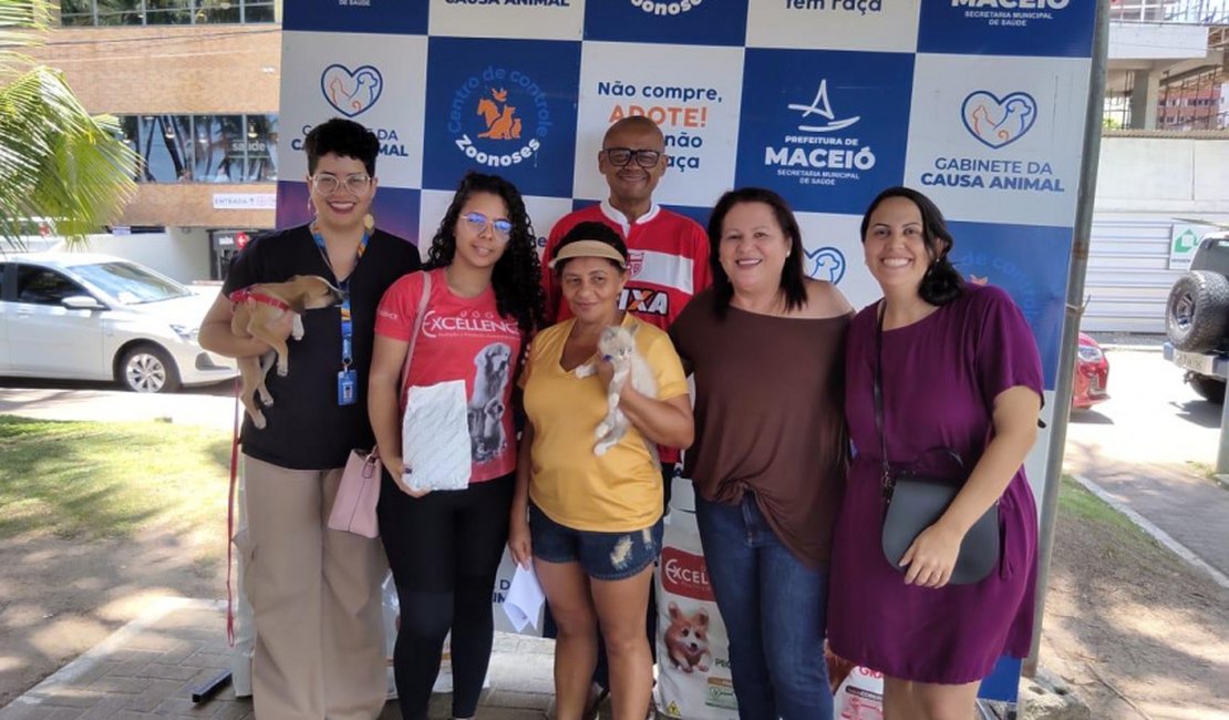 Feira de Adoção da Prefeitura de Maceió assegura lares para animais