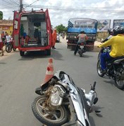 Após assalto, vítima sofre acidente ao colidir com outra moto em alta velocidade