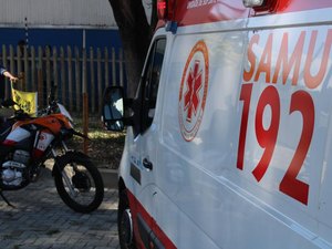 Acidente entre carreta e moto deixa dois feridos na BR-101, em Teotônio Vilela