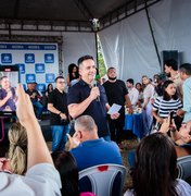 Governador e prefeita de Porto Calvo inauguram pista de acesso ao Caxangá