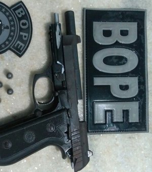 Bope prende suspeitos com pistola 380