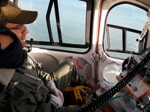 Falcão 5 é acionado para transportar vítima de traumatismo craniano no Litoral Norte