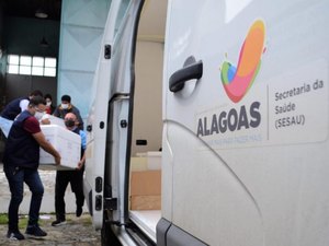 Avanço na imunização: AL recebe mais 135 mil doses de vacinas nesta terça (20)