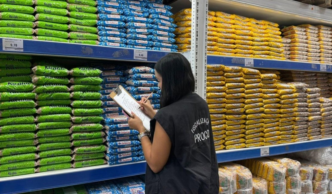 Pesquisa do Procon aponta diferença de mais de R$ 100 na cesta básica em Maceió