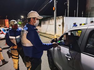 Polícia prende cinco pessoas por embriaguez ao volante em Palmeira dos Índios