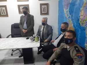 Secretaria Municipal da Cidadania se reúne com a Polícia Militar, em Flexeiras