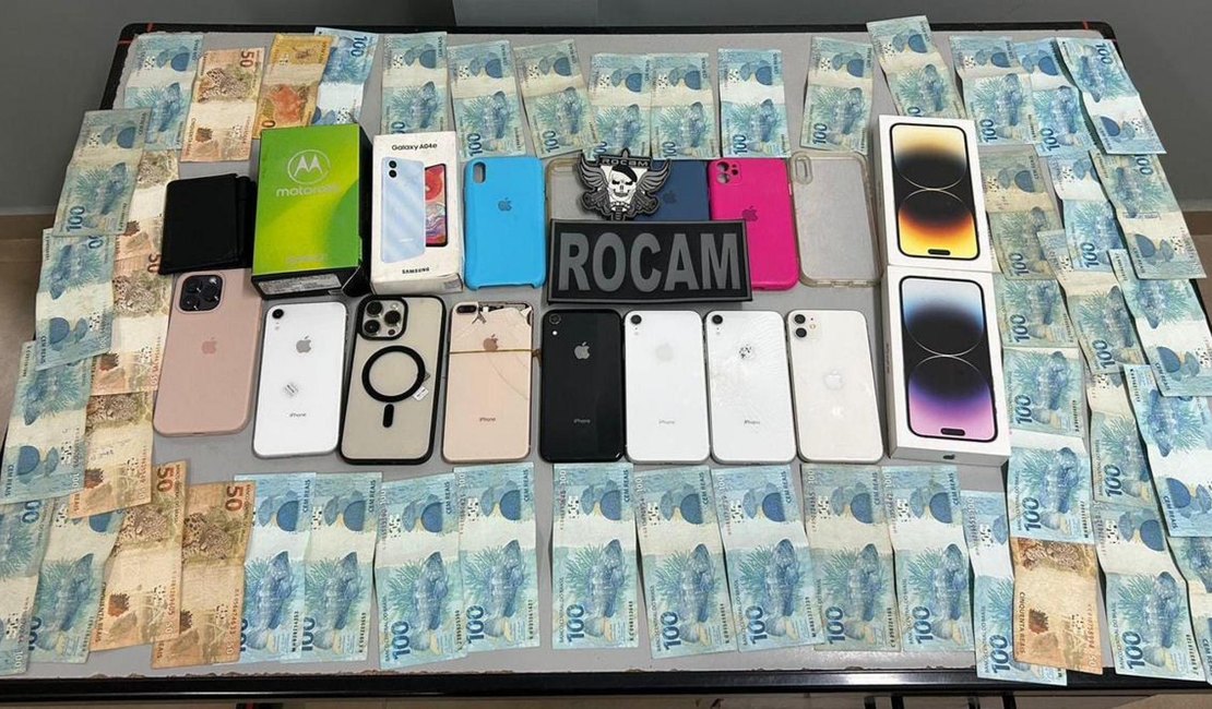 Polícia Militar apreende drogas, armas e smartphones em Arapiraca e Maceió