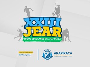 Abertura da 23ª edição dos Jogos Escolares de Arapiraca acontece nesta sexta (24)